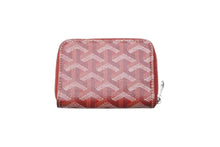 Load image into Gallery viewer, 極美品 GOYARD ゴヤール マティニョンミニ コインケース MATIGNMINTY02CL02P レッド シルバー金具 中古 63607