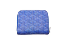 Load image into Gallery viewer, GOYARD ゴヤール マティニョン PM ウォレット MATIGNPMLTY10CL10P ブルー シルバー金具 美品 中古 63608