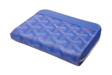 Load image into Gallery viewer, GOYARD ゴヤール マティニョン PM ウォレット MATIGNPMLTY10CL10P ブルー シルバー金具 美品 中古 63608