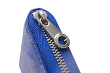 Load image into Gallery viewer, GOYARD ゴヤール マティニョン PM ウォレット MATIGNPMLTY10CL10P ブルー シルバー金具 美品 中古 63608