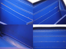 Load image into Gallery viewer, GOYARD ゴヤール マティニョン PM ウォレット MATIGNPMLTY10CL10P ブルー シルバー金具 美品 中古 63608