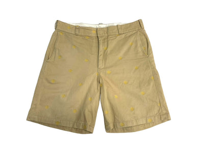 Billionaire Boys Club ビリオネアボーイズクラブ ショートパンツ ベージュ 総柄 コットン L 美品 中古 63610