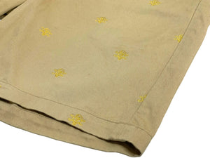 Billionaire Boys Club ビリオネアボーイズクラブ ショートパンツ ベージュ 総柄 コットン L 美品 中古 63610