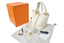 Load image into Gallery viewer, 未使用 HERMES エルメス ハンドバッグ ピコタンロックPM トリヨンクレマンス ナタ Z刻印 ゴールド金具 中古 63613