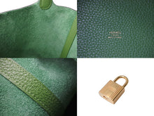 Load image into Gallery viewer, 未使用 HERMES エルメス ハンドバッグ ピコタンロックPM トリヨンクレマンス ヴェールユッカ B刻印 ゴールド金具 中古 63614