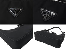 Load image into Gallery viewer, 新品未使用品 PRADA プラダ Re-Edition 2005 Re-Nylon ホーボー ハンドバッグ 1NE204 ファブリック レザー ブラック 中古 63615