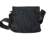 Load image into Gallery viewer, CHANEL シャネル ショルダーバッグ スパークリングデニム 10番台 ココマーク ネイビー A31987 ゴールド金具 美品 中古 63616