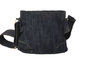 CHANEL シャネル ショルダーバッグ スパークリングデニム 10番台 ココマーク ネイビー A31987 ゴールド金具 美品 中古 63616