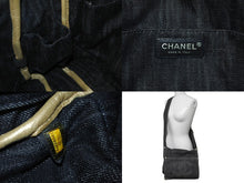 Load image into Gallery viewer, CHANEL シャネル ショルダーバッグ スパークリングデニム 10番台 ココマーク ネイビー A31987 ゴールド金具 美品 中古 63616