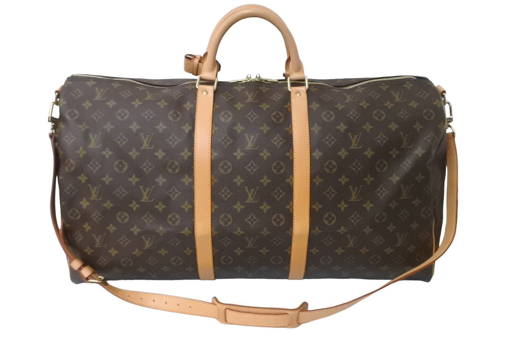 極美品 LOUIS VUITTON ルイヴィトン キーポルバンドリエール60 ボストンバッグ M41412 モノグラム 中古 63617