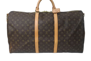 極美品 LOUIS VUITTON ルイヴィトン キーポルバンドリエール60 ボストンバッグ M41412 モノグラム 中古 63617