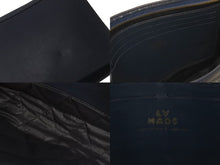 Load image into Gallery viewer, LOUIS VUITTON ルイヴィトン ポシェットヴォワヤージュ MM クラッチバッグ M45961 NIGO モノグラム ドリップデニム 美品 中古 63623