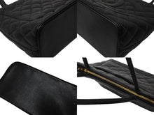 Load image into Gallery viewer, 極美品 CHANEL シャネル ハンドバッグ 復刻トート キャビアスキン マトラッセ ココマーク 6番台 ゴールド金具 中古 63628