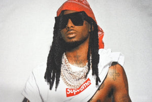 新品未使用 Supreme シュプリーム Playboi Carti プレイボイ カルティ PHOTO TEE 半袖Ｔシャツ グレー サイズXL FW25T50 中古 4b006363