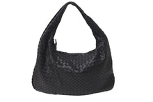 Load image into Gallery viewer, BOTTEGAVENETA ボッテガヴェネタ ワンショルダーバッグ イントレチャート 115653 V0013 1000 レザー ブラック 美品 中古 63630