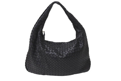 BOTTEGAVENETA ボッテガヴェネタ ワンショルダーバッグ イントレチャート 115653 V0013 1000 レザー ブラック 美品 中古 63630