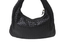 Load image into Gallery viewer, BOTTEGAVENETA ボッテガヴェネタ ワンショルダーバッグ イントレチャート 115653 V0013 1000 レザー ブラック 美品 中古 63630