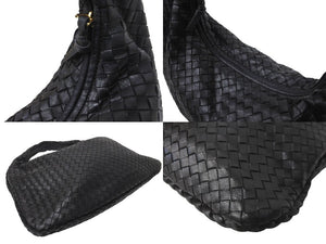 BOTTEGAVENETA ボッテガヴェネタ ワンショルダーバッグ イントレチャート 115653 V0013 1000 レザー ブラック 美品 中古 63630