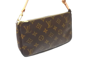 極美品 LOUIS VUITTON ルイヴィトン アクセサリーポーチ ポシェットアクセソワール M51980 モノグラム 中古 63637