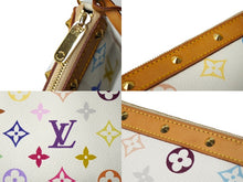 Load image into Gallery viewer, 極美品 LOUIS VUITTON ルイヴィトン 村上隆 ホワイト ポシェットアクセソワール マルチカラー M92649 中古 63638