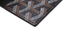 Load image into Gallery viewer, 新品同様 GOYARD ゴヤール サン・シュルピス カードケース STSULPPMLTY01CL01X PVCコーティングキャンバス ブラック 中古 63642