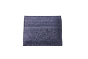 極美品 PRADA プラダ レザー カードケース ネイビー 2MC223 トライアングル 紺色 名刺入れ 中古 63644 