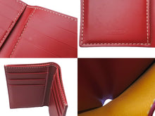 Load image into Gallery viewer, GOYARD ゴヤール サンピエールカードホルダー カードケース STPIE2PMLTY02CL02P PVC レッド ヘリンボーン 美品 中古 63645