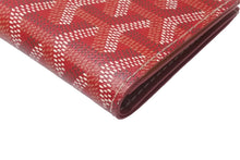 Load image into Gallery viewer, GOYARD ゴヤール サンピエールカードホルダー カードケース STPIE2PMLTY02CL02P PVC レッド ヘリンボーン 美品 中古 63645