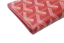Load image into Gallery viewer, GOYARD ゴヤール サンピエールカードホルダー カードケース STPIE2PMLTY02CL02P PVC レッド ヘリンボーン 美品 中古 63645