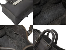 Load image into Gallery viewer, 極美品 BALENCIAGA バレンシアガ ミニ シティ キーホルダーブラック系 293333 レザー チャーム 小物 中古 63647