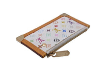 Load image into Gallery viewer, LOUIS VUITTON ルイヴィトン コインケース ポシェット クレ マルチカラー 村上隆 ホワイト M92655 美品 中古 63679