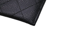 Load image into Gallery viewer, CHANEL シャネル ココマーク カードケース 16番台 キャビアスキン ブラック ゴールド金具 美品 中古 63680