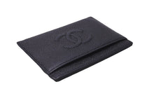 Load image into Gallery viewer, 極美品 CHANEL シャネル ココマーク カードケース 16番台 キャビアスキン ブラック 中古 63681