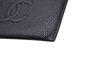 Load image into Gallery viewer, 極美品 CHANEL シャネル ココマーク カードケース 16番台 キャビアスキン ブラック 中古 63681