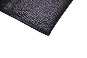 極美品 CHANEL シャネル ココマーク カードケース 16番台 キャビアスキン ブラック 中古 63681