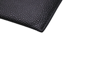 極美品 CHANEL シャネル ココマーク カードケース 16番台 キャビアスキン ブラック 中古 63681