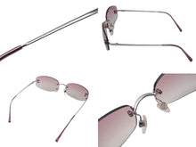 Load image into Gallery viewer, 極美品 CHANEL シャネル ココマーク サングラス リムレス パープル アイウェア ロゴ 小物 4002 c.124/58 57☐19 130 中古 63685