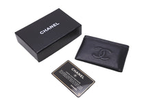 Load image into Gallery viewer, 極美品 CHANEL シャネル ココマーク カードケース 15番台 キャビアスキン ブラック 中古 63686