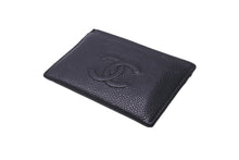 Load image into Gallery viewer, 極美品 CHANEL シャネル ココマーク カードケース 15番台 キャビアスキン ブラック 中古 63686