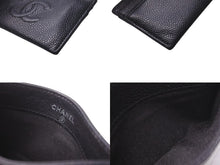 Load image into Gallery viewer, 極美品 CHANEL シャネル ココマーク カードケース 15番台 キャビアスキン ブラック 中古 63686