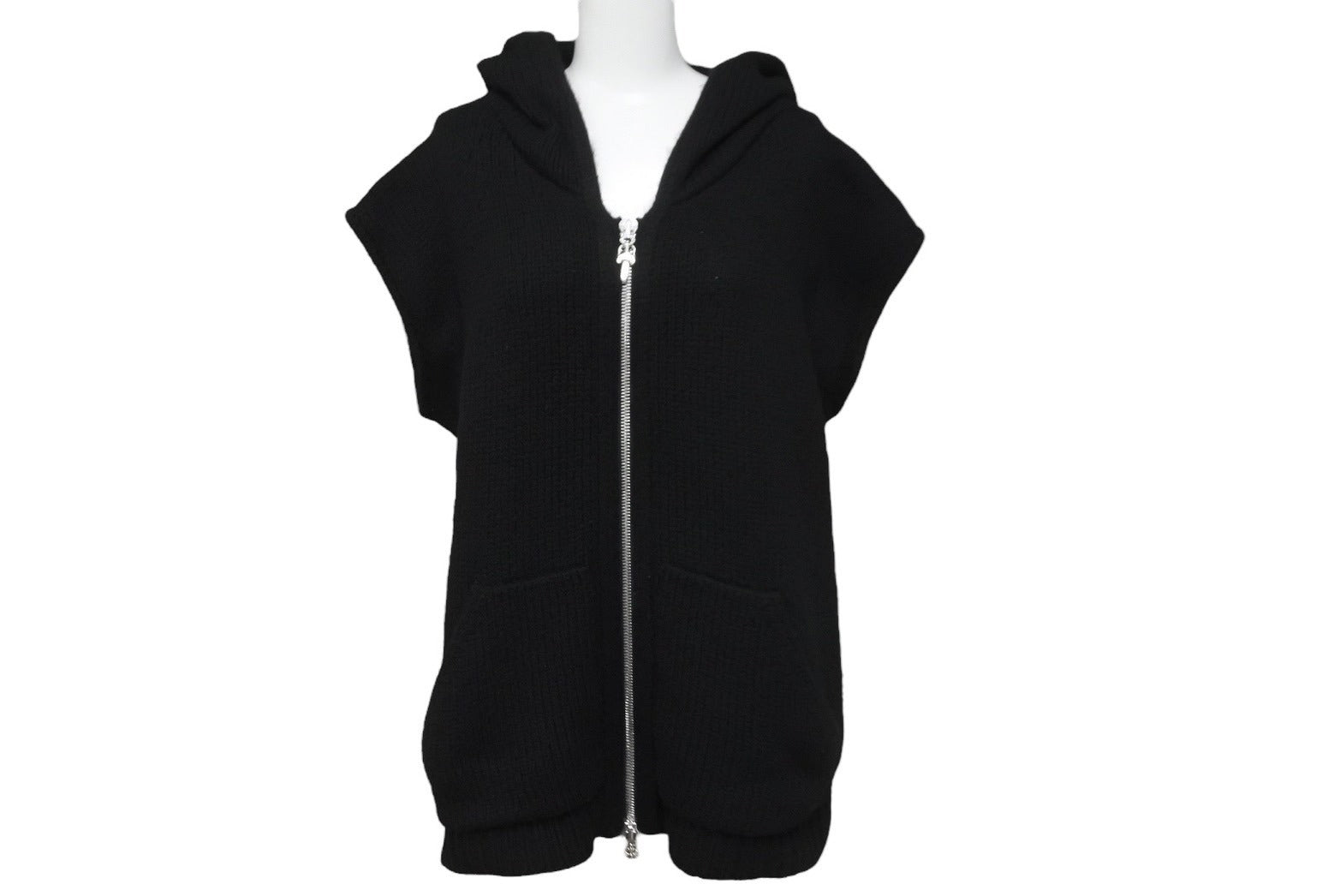 CHROME HEARTS クロムハーツ ニットベスト クロスパッチ カシミヤ 
