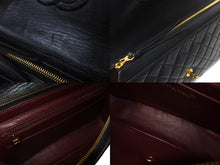 Load image into Gallery viewer, CHANEL シャネル リュック マトラッセ ブラック 3番台 ラムスキン ココマーク ゴールド金具 美品 中古 63693