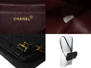 CHANEL シャネル リュック マトラッセ ブラック 3番台 ラムスキン ココマーク ゴールド金具 美品 中古 63693