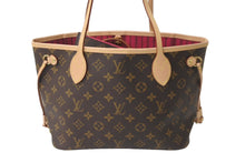 Load image into Gallery viewer, 新品同様 新型 LOUIS VUITTON ルイヴィトン ハンドバッグ ネヴァーフルPM M41245 ポーチ付き ピヴォワンヌ モノグラム 中古 63699