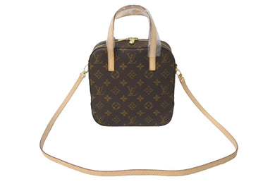 未使用品 LOUIS VUITTON ルイヴィトン 2WAYハンドバッグ スポンティーニ M47500 廃盤 モノグラム 中古 63702