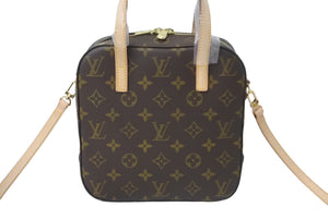 未使用品 LOUIS VUITTON ルイヴィトン 2WAYハンドバッグ スポンティーニ M47500 廃盤 モノグラム 中古 63702