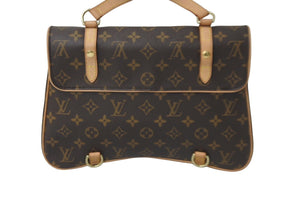 極美品 LOUIS VUITTON ルイヴィトン マレル サックアド ハンドバッグ M51158 モノグラムキャンバス ブラウン ゴールド金具 中古 63703