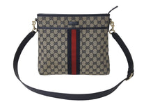 Load image into Gallery viewer, GUCCI グッチ ショルダーバッグ メッセンジャー シェリーライン 388926-KY9PZ GGキャンバス ベージュ 美品 中古 63706