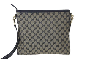 GUCCI グッチ ショルダーバッグ メッセンジャー シェリーライン 388926-KY9PZ GGキャンバス ベージュ 美品 中古 63706