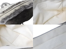 Load image into Gallery viewer, CHANEL シャネル マトラッセ シングルフラップチェーンショルダーバッグ 8番台 ファー 23cm グレー シルバー金具 中古 63707